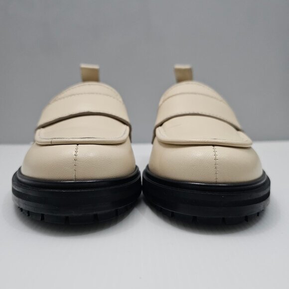 NEW Aeyde Ruth Loafer Slip On Chunky Lug Sole Creamy Nappa Leather EU 38 - Picture 6 of 14